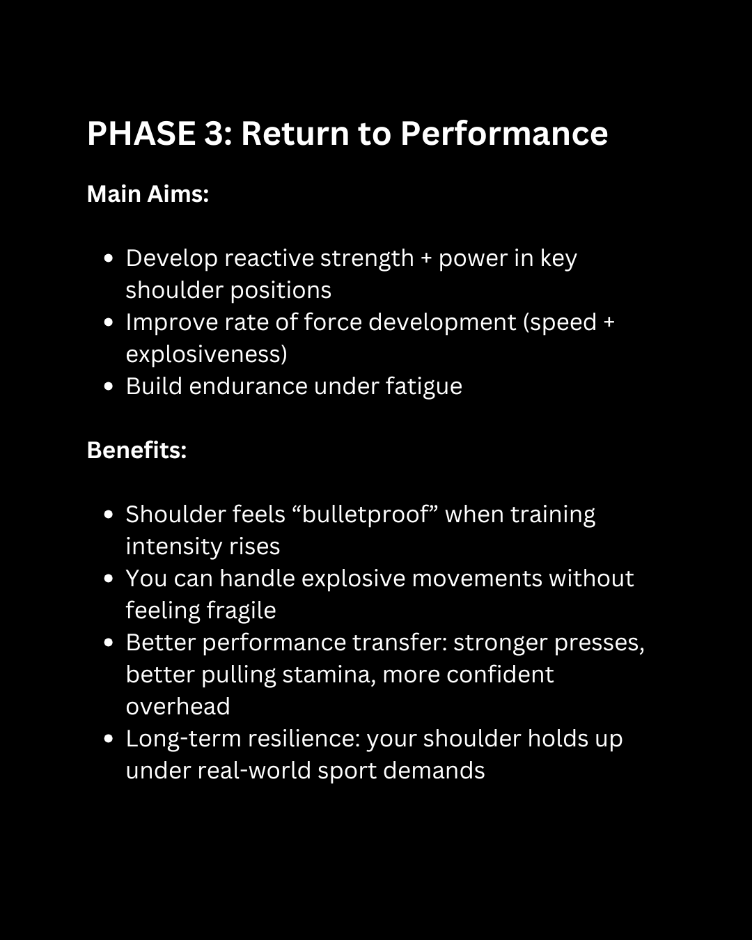 The Shoulder Program [10 weeks]
